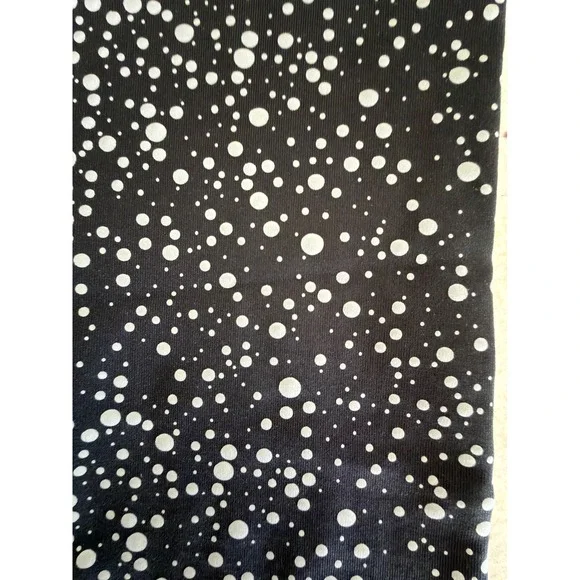 Noli Size S Black Reflective Speckled Print Leggings High Rise - Picture 5 of 6